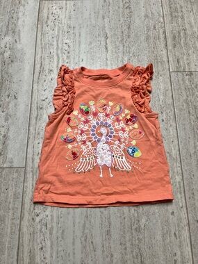 First Impressions Peacock Cotton Tank Top